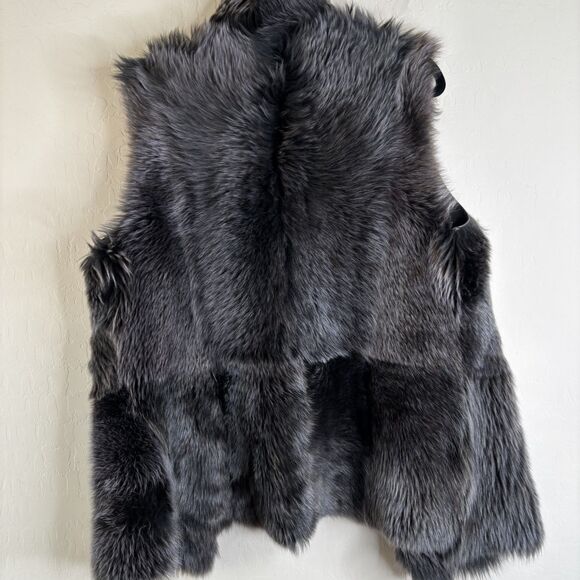 Vince Fur Gilet Vest Jacket - Picture 6 of 6